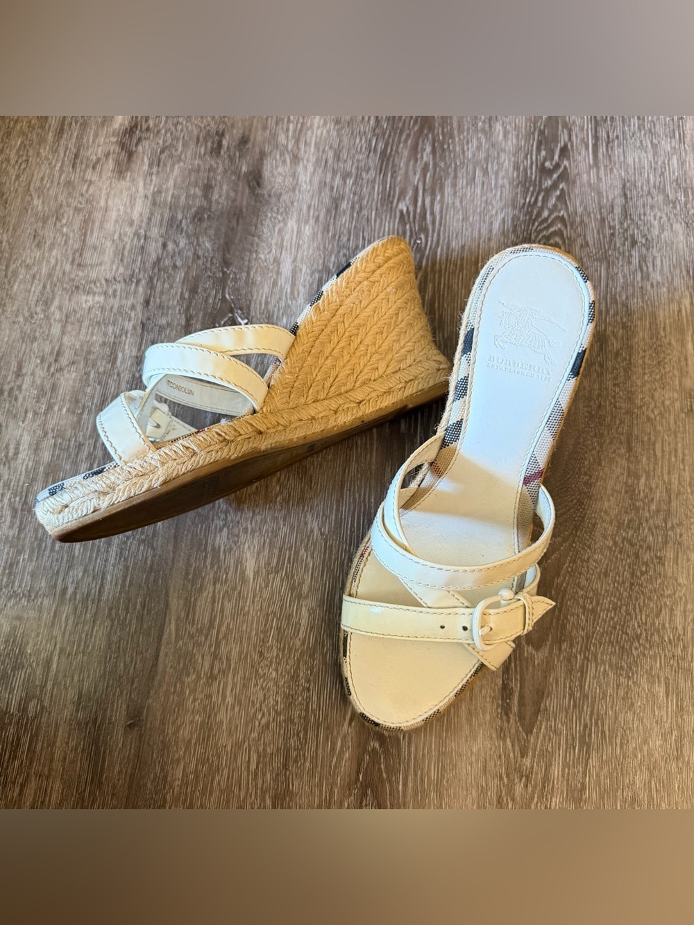 Burberry Espadrille Wedges